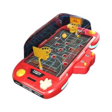 Imagem de menolana Brinquedo de basquete de mesa, imprensa e mecanismo de lançamento, pai e filho, jogo interativo de esportes, jogo de tabuleiro esportivo para crianças