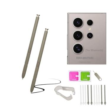 Imagem de (Sem Bluetooth) Galaxy S24 Ultra Touch s Caneta de reposição para Samsung Galaxy S24 Ultra (5G) s928 6,8 polegadas - Cor cinza