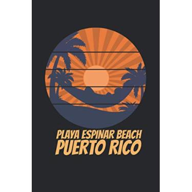Imagem de Playa Espinar Beach puerto rico: beach journal for writing down thoughts for anyone that loves beach vacations and surfing