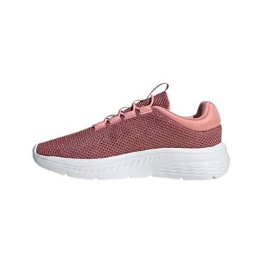 Imagem de adidas Cloudfoam confortável renda elástica feminina, Preloved Crimson/Branco/Semi Rosa Spark, 40