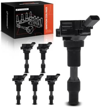 Imagem de A-Premium Pacote de bobina de ignição do motor compatível com Kia Sorento 2018-2020, Sedona 2018-2021, Telluride 2020-2021, Cadenza, Stinger, K900 & Hyundai Palisade & Genesis G80, G70, G90, 3.3L