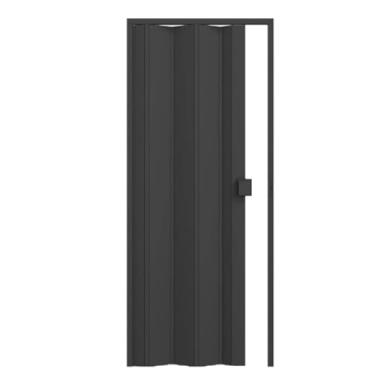 Imagem de Porta de Pvc Sanfonada 210x97cm Permatti Preto Preto