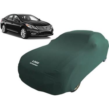 Imagem de Capa Para Cobrir Carro Hyundai Azera Tecido Helanca - Mz, Verde