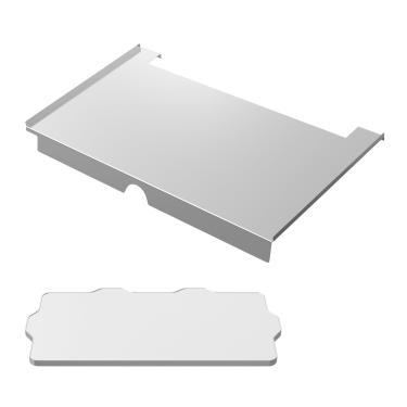 Imagem de Kit de defletor térmico e forro de bandeja de gotejamento de graxa para acessórios Traeger Timberline série 1300 grânulos, peças de reposição de bandeja coletora de graxa para Traeger BCA964, BAC515