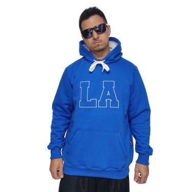 Imagem de Blusa Moletom Masculina M10 Dunk LA, Royal,  M