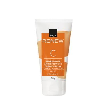 Imagem de Hidratante Antioxidante com Vitamina C Renew Avon FPS50 50g