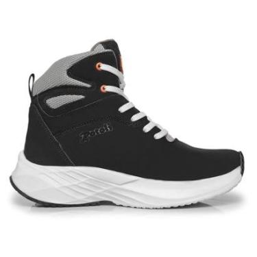 Imagem de Bota Tênis Fitness Masculino Cano Alto de Couro 207-Masculino