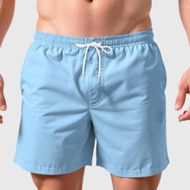 Imagem de Shorts Masculino em Tactel Liso com Bolsos Laterais-Masculino