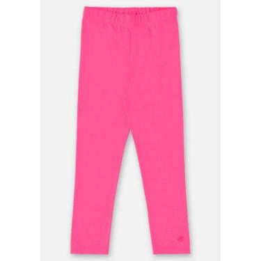 Imagem de Calça Legging Básica Infantil em Cotton Up Baby, Rosa pink neon, 12