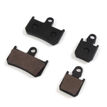 Imagem de 1 par de pastilhas de freio dianteiras compatíveis com Yamaha YZF R1 2007-2014, MT01 2007-2010, XV1700 V-Max 2009-2016, MT-01 S 2009, peças de acessórios de reposição para motocicletas