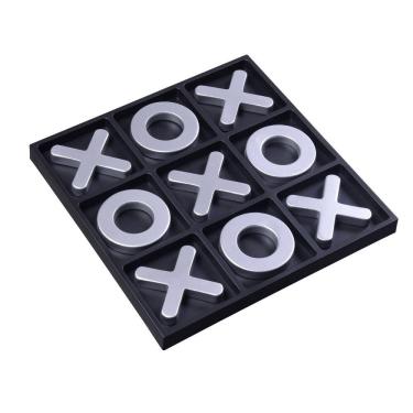 Imagem de Jogo de tabuleiro Tic Tac Toe Tolevoit Textured Silver 11,6"