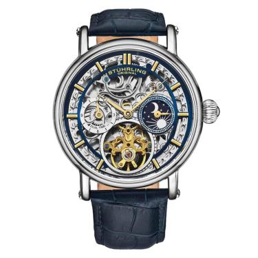 Imagem de Relógio Masculino Stuhrling 4000 Automático 43mm, Azul