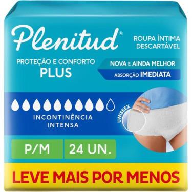 Imagem de Roupa Íntima Descartável Unissex Protect Plus Plenitud - 24 unidades -