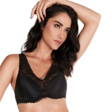 Imagem de Sutiã Push-Up de Renda Mondress., 44, Preto