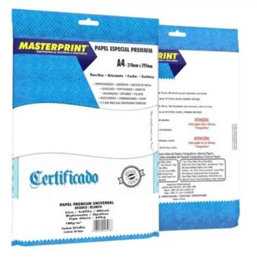 Imagem de Papel Especial Master Diplomata Liso 180g A4 50fls - Masterprint