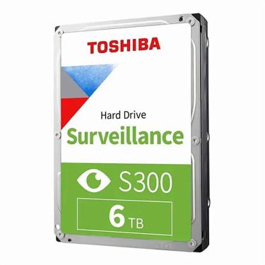 Imagem de HD Interno 6TB Surveillance S300 Sata 5400 HDWT860UZSVAI Toshiba