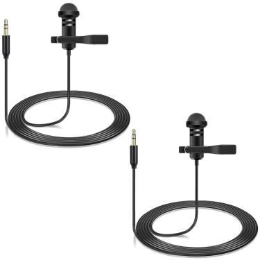 Imagem de Pacote com 2 microfones Lavalier para dji Mic 2 e Rode Wireless go 2