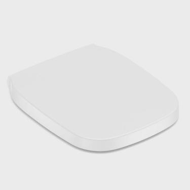 Imagem de Kit 2 Assentos Sanitário com Queda Amortecida Debba Square Roca Branco Brilhante