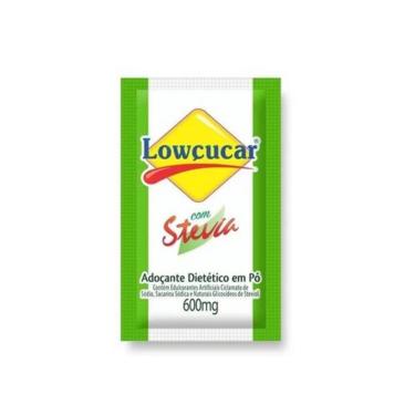 Imagem de Adoçante Stevia Plus Lowçucar Sachê 0,6G Caixa Com 1000