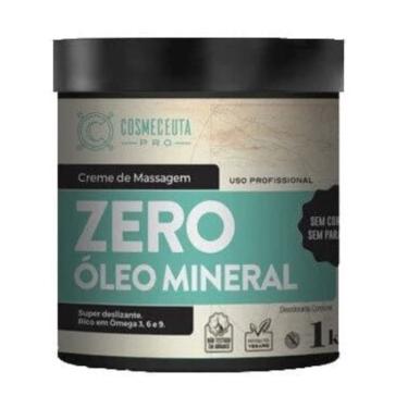 Imagem de Creme de Massagem Profissional cosmeceuta Zero Óleo Mineral 1Kg - Hidrata, promove um super deslizamento e durabilidade durante a massagem