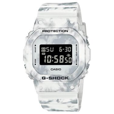 Imagem de Relógio Casio G-Shock Frozen Forest Branco Texturizado Digital DW-5600GC-7DR