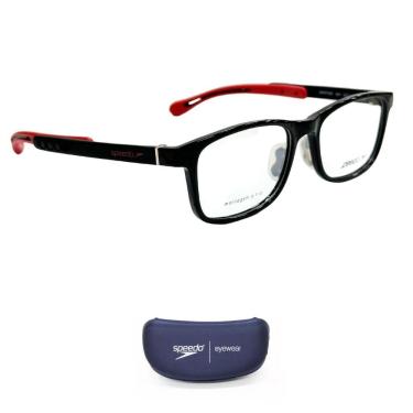 Imagem de Armação De Grau Infantil Speedo Spk7005 A01 Black Shine Red