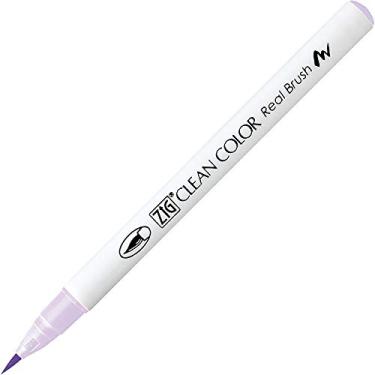 Imagem de Kuretake Caneta aquarela Zig Clean Color Real Brush - violeta pálido 806