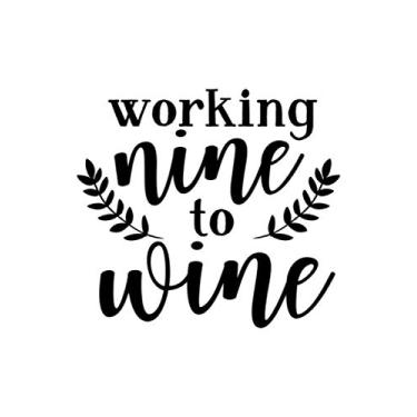 Imagem de Working Nine To Wine: Lined Blank Notebook Journal With Funny Sassy Sayings, Great Gifts For Coworkers, Employees, Women, And Family