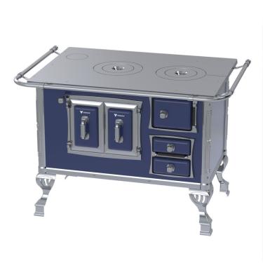 Imagem de Fogao a Lenha GII N 2 Sec Azul Sem Tampa