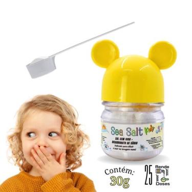 Imagem de Sal Lavagem Nasal Sem Iodo Infantil Personagem Cores 30g - Sea Salt, A