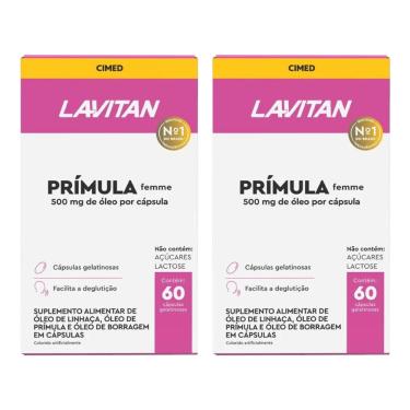 Imagem de Kit 2 und Lavitan Primula Femme 60 Caps