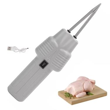 Imagem de Depenador Eletrico Aves Remove Penas Frango Galinha Pato Ganso Peru USB Bateria