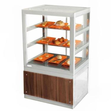 Imagem de DBQ.70 - Balcão Retilineo Quente 70cm para salgados Branco - 127V - Om