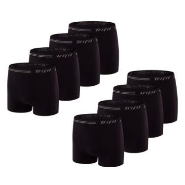 Imagem de 8 Cuecas Boxer Masculina Trifil Sem Costura De Microfibra Toque Macio 