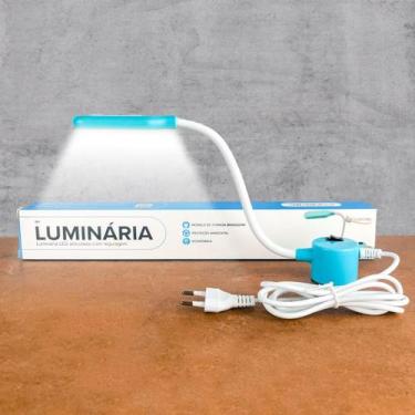 Imagem de Luminária 15 LEDs TOUCH com Base Imantada para Máquina de Costura  Fle
