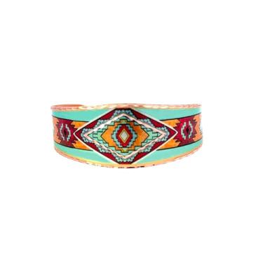 Imagem de Pulseiras nativas americanas com ponta de flecha/Zuni/astec/navajo/anjo/sinal de paz/árvore da vida/temas SW/Art Deco/geométricos, 14 designs, Cobre, Granito