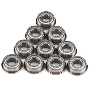 Imagem de 10pcs F686zz Metal Aço de Aço Duplo Flangeado B Rolos 6 * 13 * 5mm Bea Bea Flangeed B Duplo S São ótimos Eixo/haste