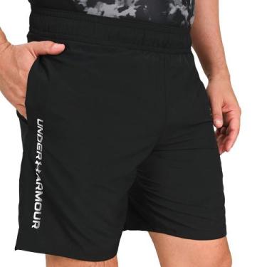 Imagem de Shorts de Treino Masculino Under Armour Wordmark, Preto, P