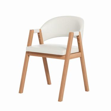 Imagem de Cadeira De Jantar Antonella Corino Estilo Poltrona - 7 Decor Branco