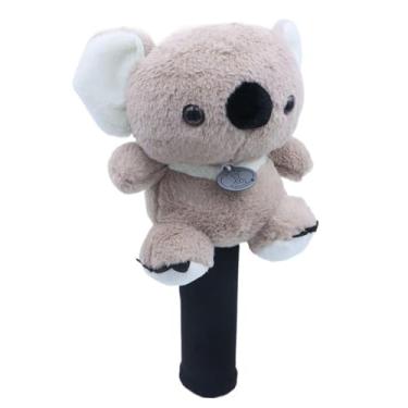 Imagem de Vaveren Capa protetora para taco de golfe Fairway Wood, bichinho de pelúcia, fofo, capa macia e divertida para mulheres e homens, Coala