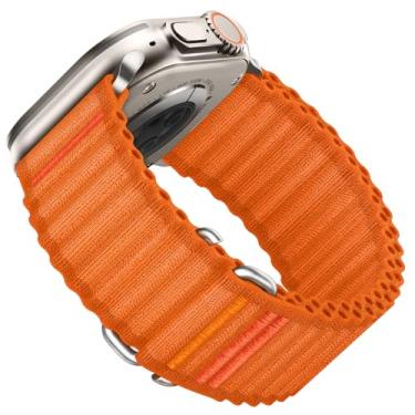 Imagem de Suitisbest Pulseiras esportivas compatíveis com Apple Watch Ultra 49 mm, 46 mm, 45 mm, 44 mm e 42 mm, masculina, pulseira ajustável com gancho em S para Apple Watch Ultra SE séries 10, 9, 8, 7, 6, 5,