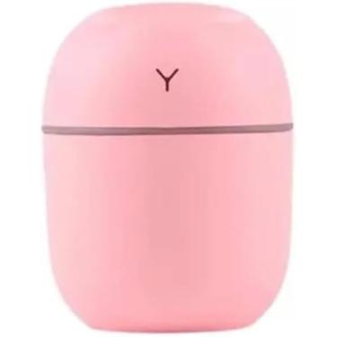 Imagem de Umidificador de Ar -difusor - Colorful Egg 220ml com LED USB - Portátil, Silencioso, Design Moderno- Rosa