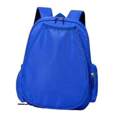 Imagem de kowaku Mochila de tênis, bolsa de badminton, leve, estilosa, multiuso, com alça ajustável, à prova d'água, bolsa esportiva para atividades ao ar livre, Marinha