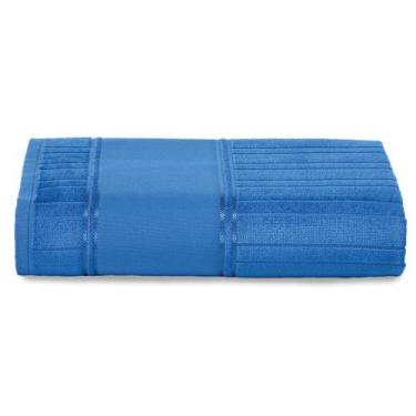 Imagem de Toalha Rosto Para Pintar Velour Artesanalle 50X80cm DOHLER, Azul Royal