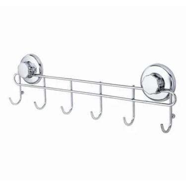 Imagem de Cabide Multiganchos Com Ventosa Aço Inox Avi/Mg Astra