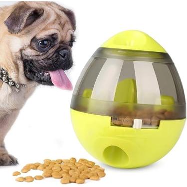 Imagem de Brinquedo Interativo Para Cães com Dispenser para Petisco e Ração - verde