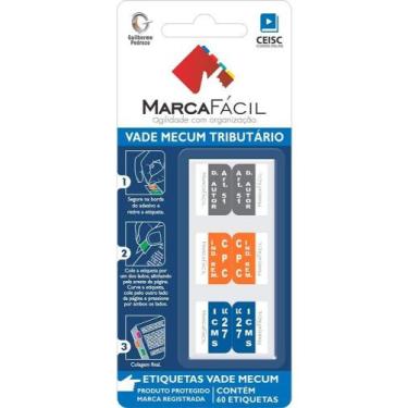 Imagem de Etiquetas Marca Fácil Vade Mecum Tributário Ceisc - Organiza suas Cons