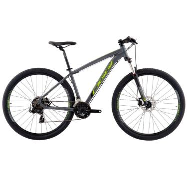 Imagem de Bicicleta Aro 29 Oggi Hacker Sport 21v - Grafite-verde-preto Tamanho 17