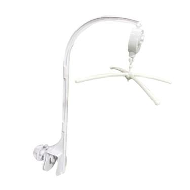 Imagem de YIJU Suporte para sino de cama, móbile giratório para berço, 31,5 polegadas, cabide para pendurar brinquedos, decoração de berçário, suporte para móbile de