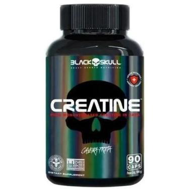Imagem de Creatina Monohidratada Pura com 90 Capsulas Black Skull